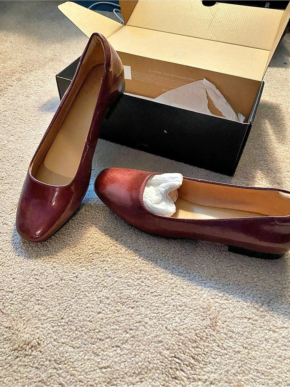 Naturalizer Kari Ballet Flat in
Cranberry - Size 9M